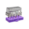 BurButler Amethyst Purple 10 hole base loaded lid off SMALL850_wb